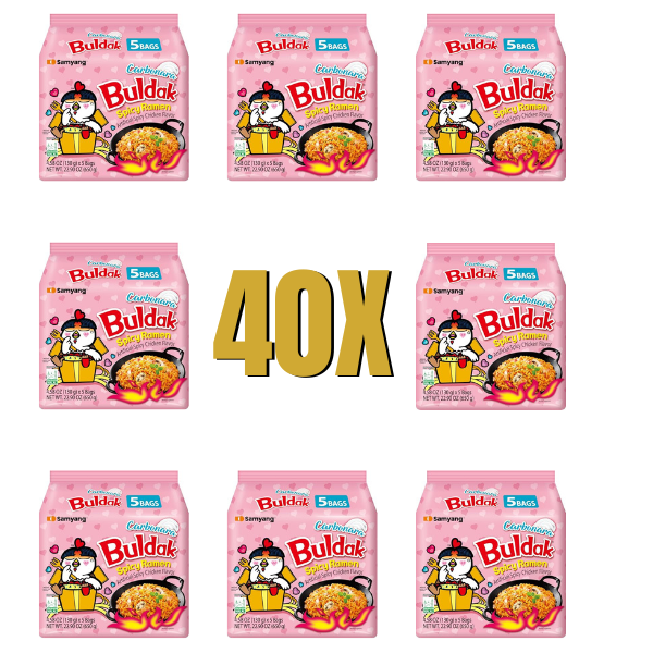 40x Buldak Ramen Carbonara Buldak Ramen