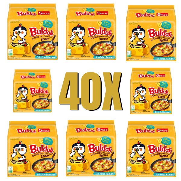 40x Buldak Samyang Cheese 130g