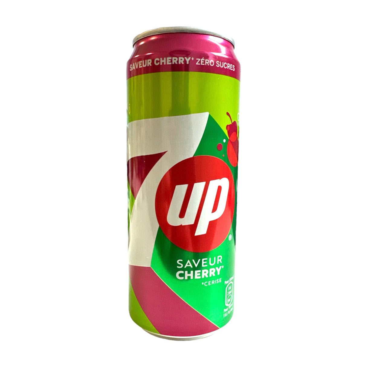 24x 7up Cherry Zero 330ml