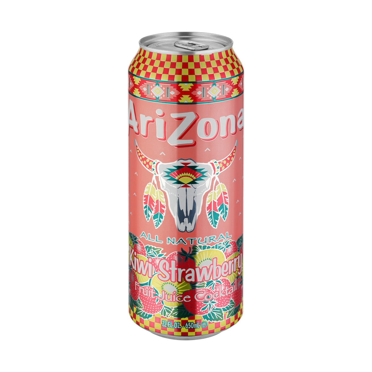 24x AriZona Strawberry Kiwi Fruit Juice 650ml