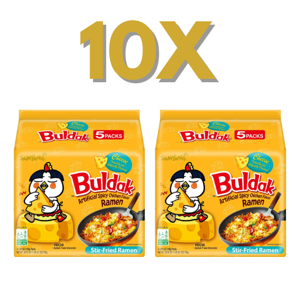 10x Buldak Ramen Cheese I Buldak Nudeln