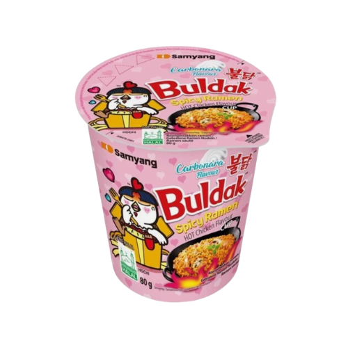 24 x Buldak Carbonara 80g I Buldak Nudeln