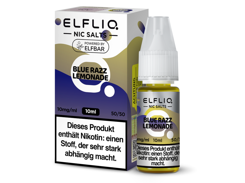 10x ELFLIQ - Blue Razz Lemonade - Nikotinsalz Liquid 10 mg/ml