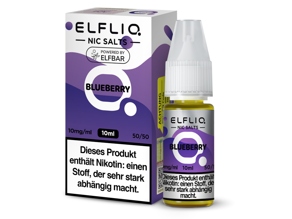 10x ELFLIQ - Blueberry - Nikotinsalz Liquid 10 mg/ml