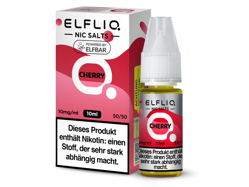 10x ELFLIQ - Cherry - Nikotinsalz Liquid 10 mg/ml