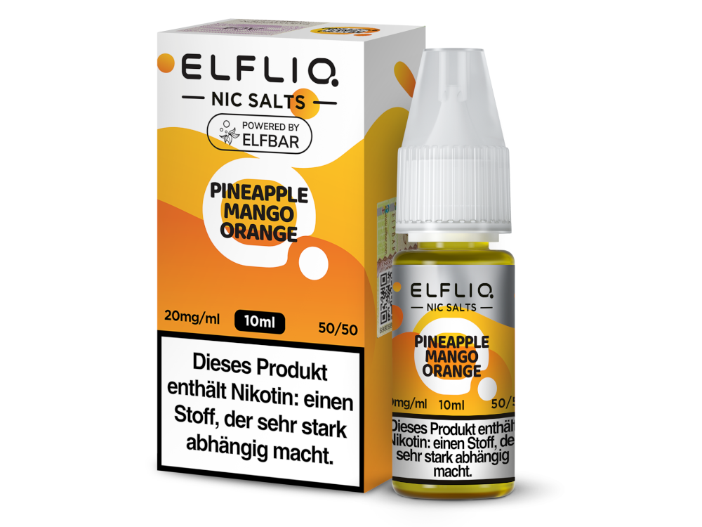 10x ELFLIQ - Pineapple Mango Orange - Nikotinsalz Liquid 20 mg/ml
