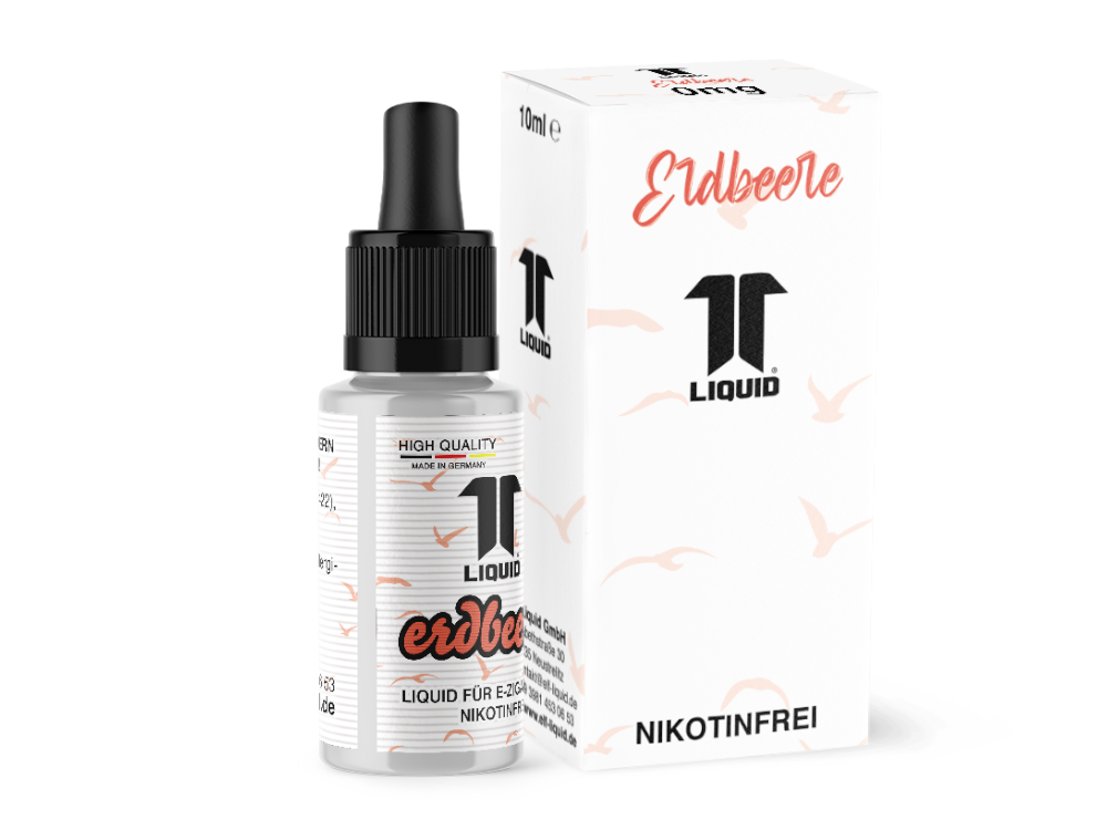 10x Elf-Liquid - Erdbeere - Nikotinsalz Liquid 0 mg/ml
