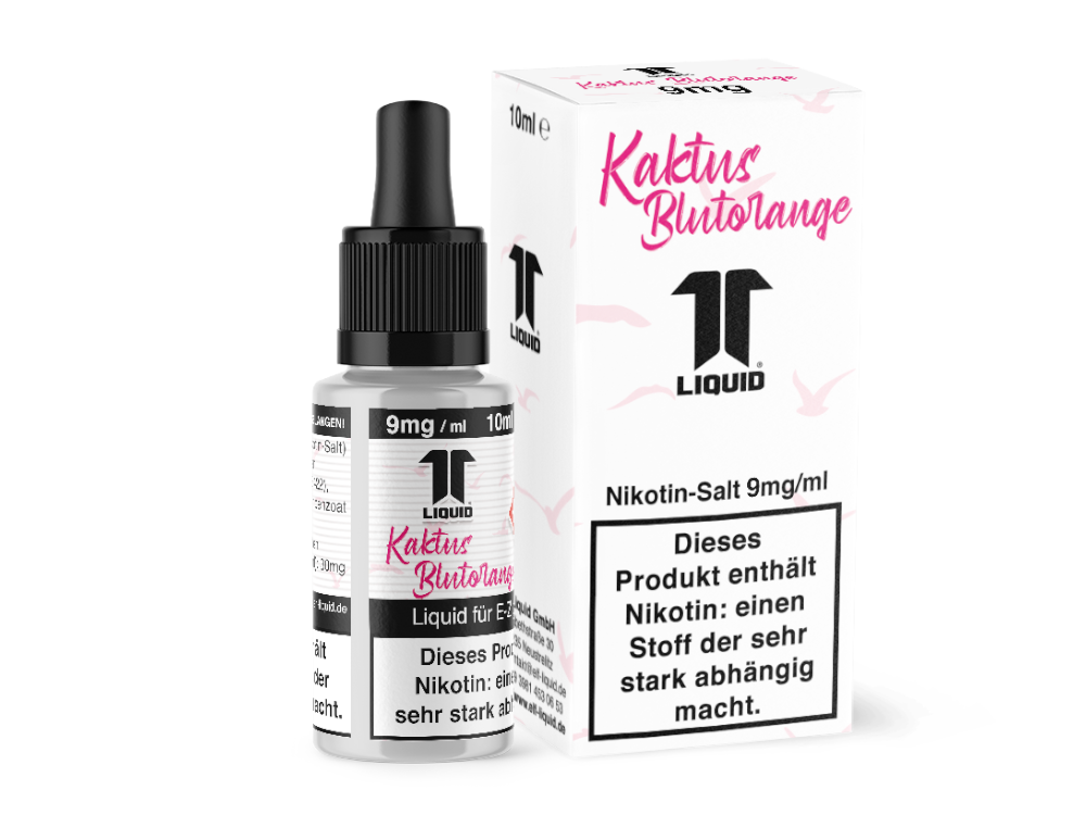 10x Elf-Liquid - Kaktus Blutorange - Nikotinsalz Liquid 9 mg/ml