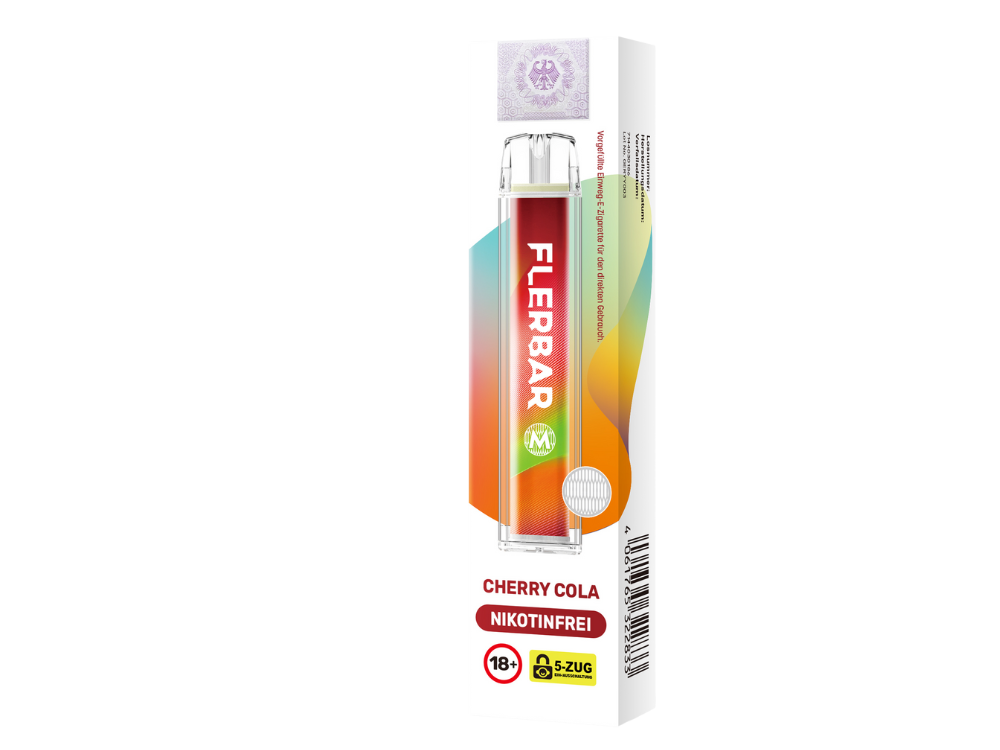 10x Flerbar - M Einweg E-Zigarette - Cherry Cola 0 mg/ml