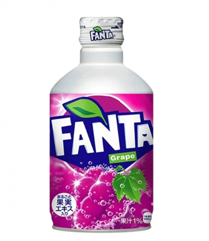 Fanta Grape Metal Bottle