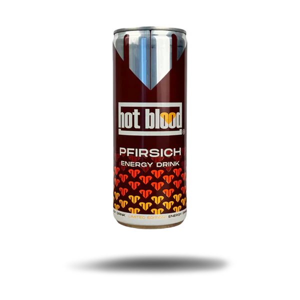 24x Hot Blood Pfirsich Energy Drink