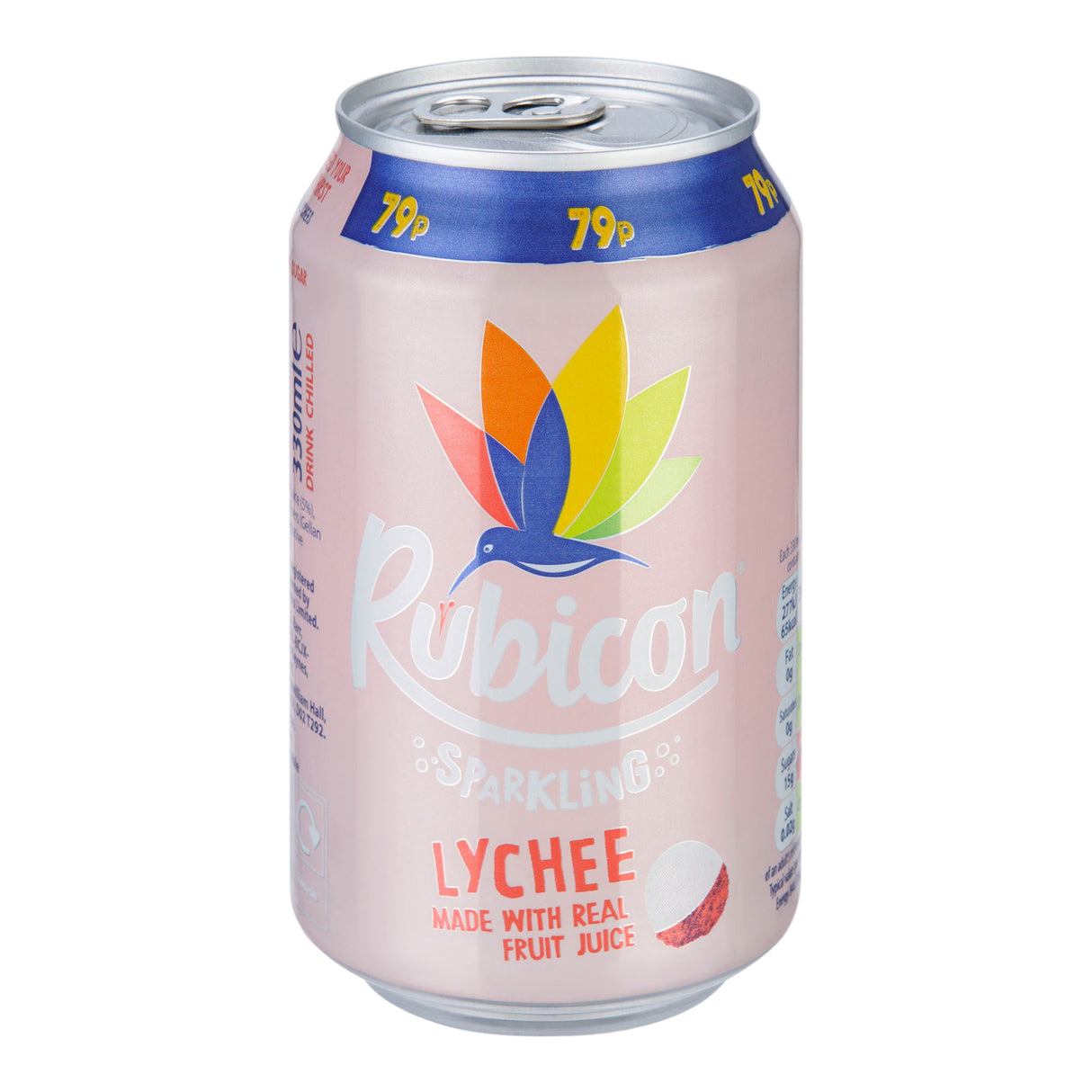 24x Rubicon Sparkling Lychee 330ml
