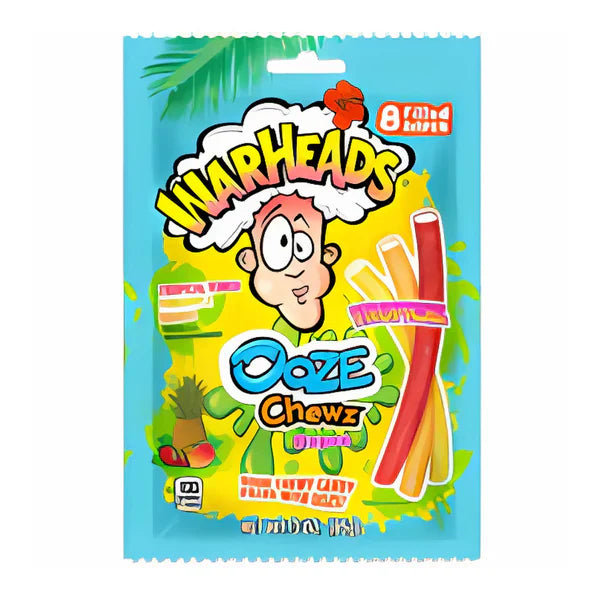 12x Warheads Ooze Chewz Trop. Ropes