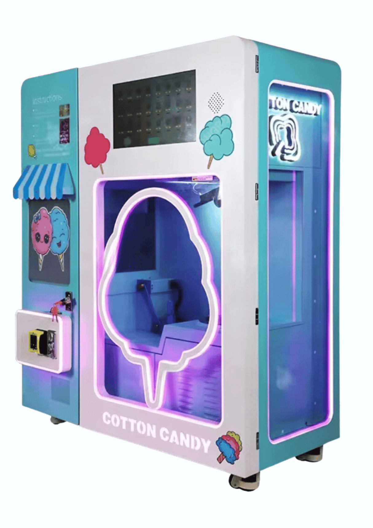 Zuckerwatte Serve24 Zuckerwatte Automat Pink Edition