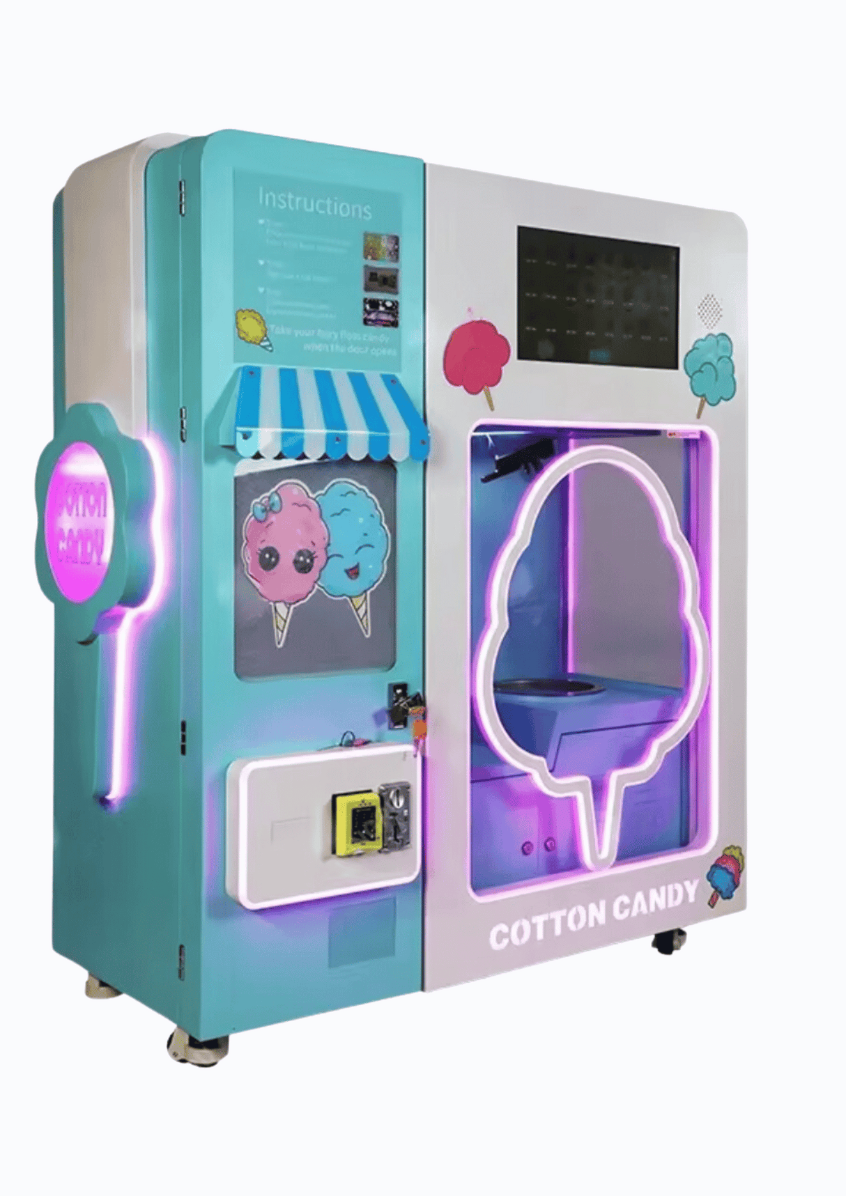 Zuckerwatte Serve24 Zuckerwatte Automat Pink Edition