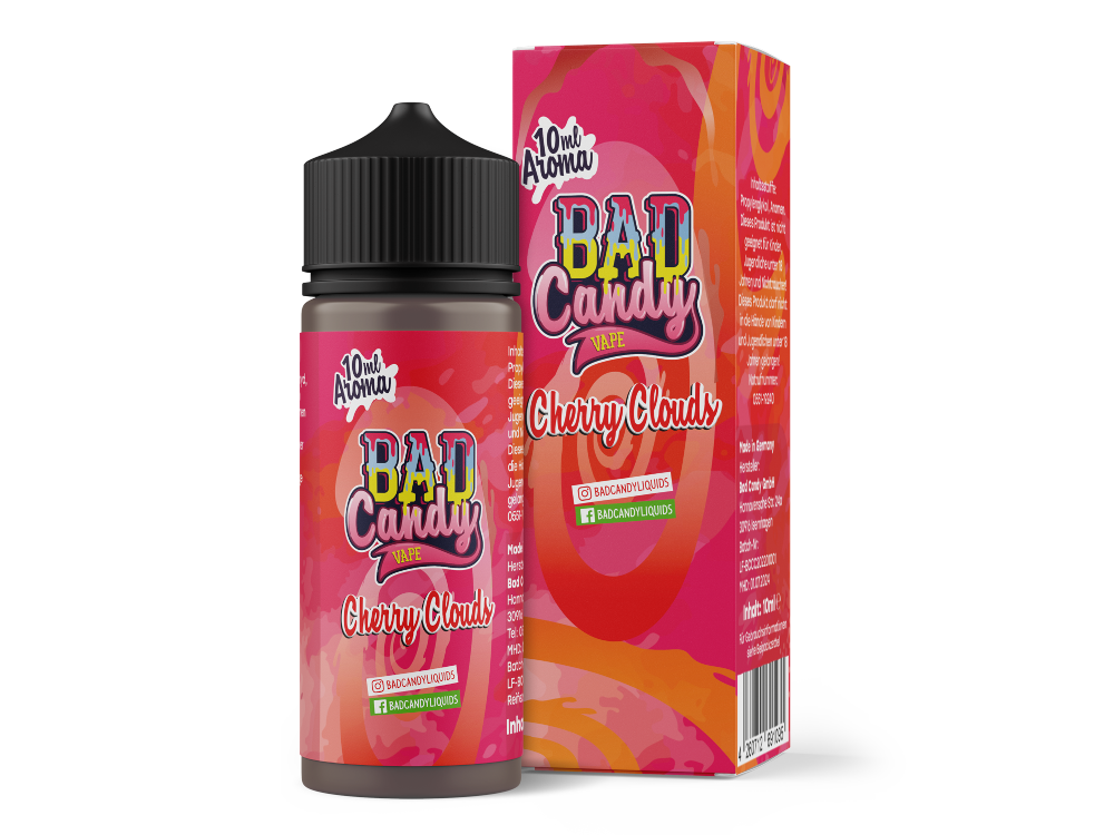 3x Bad Candy Liquids - Aroma Cherry Clouds 10 ml