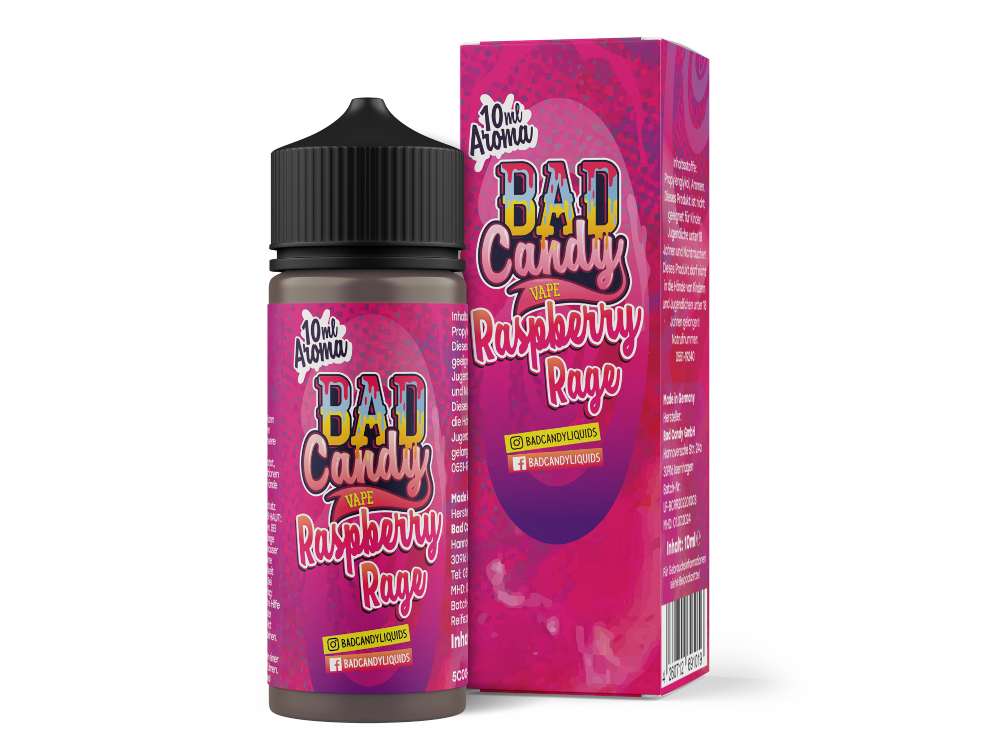 3x Bad Candy Liquids - Aroma Raspberry Rage 10 ml