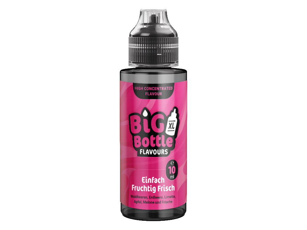 3x Big Bottle - Aroma Einfach Fruchtig Frisch 10 ml