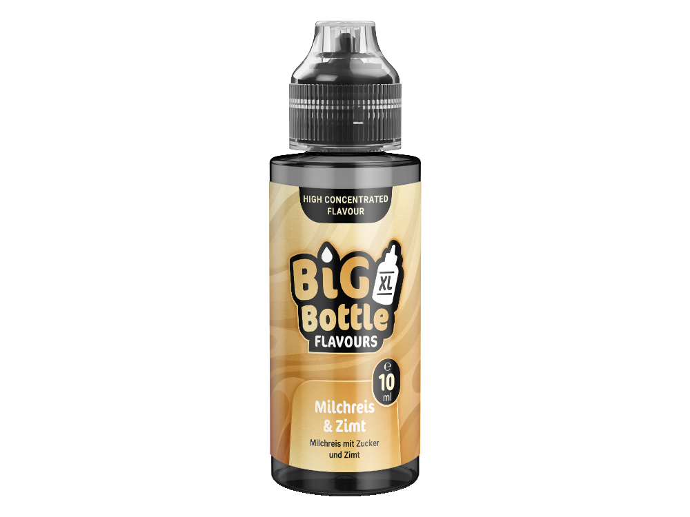 3x Big Bottle - Aroma Milchreis & Zimt 10 ml