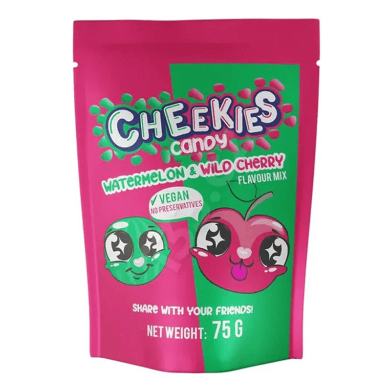 28x Cheekies Dragee Watermelon-Sour Cherry Mix