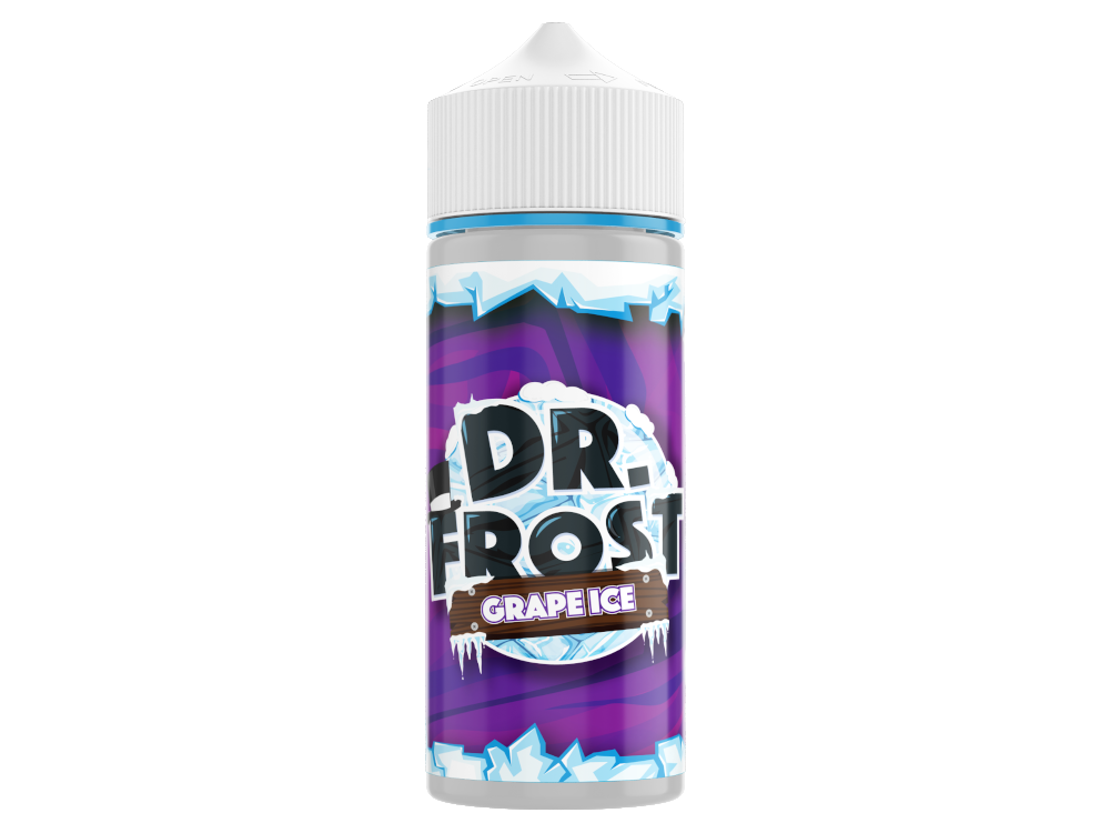10x Dr. Frost - Polar Ice Vapes - Grape Ice - 100 ml 0 mg/ml