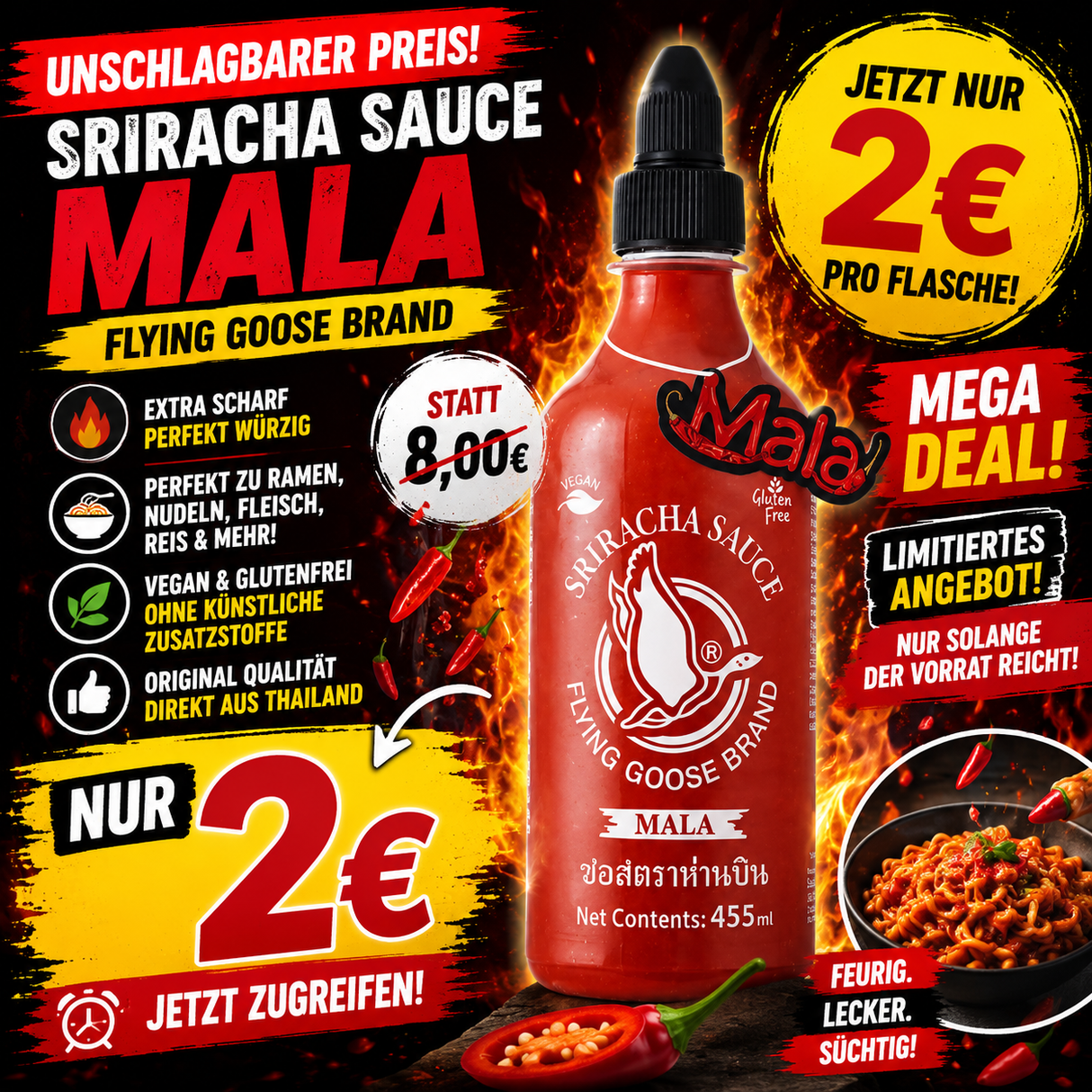 Sirecha Sauce Mala 455ml
