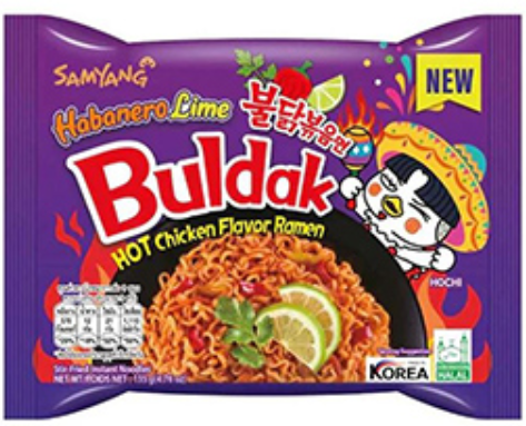 Buldak Nudeln Habanero Lime Hot Chicken TikTok Shop
