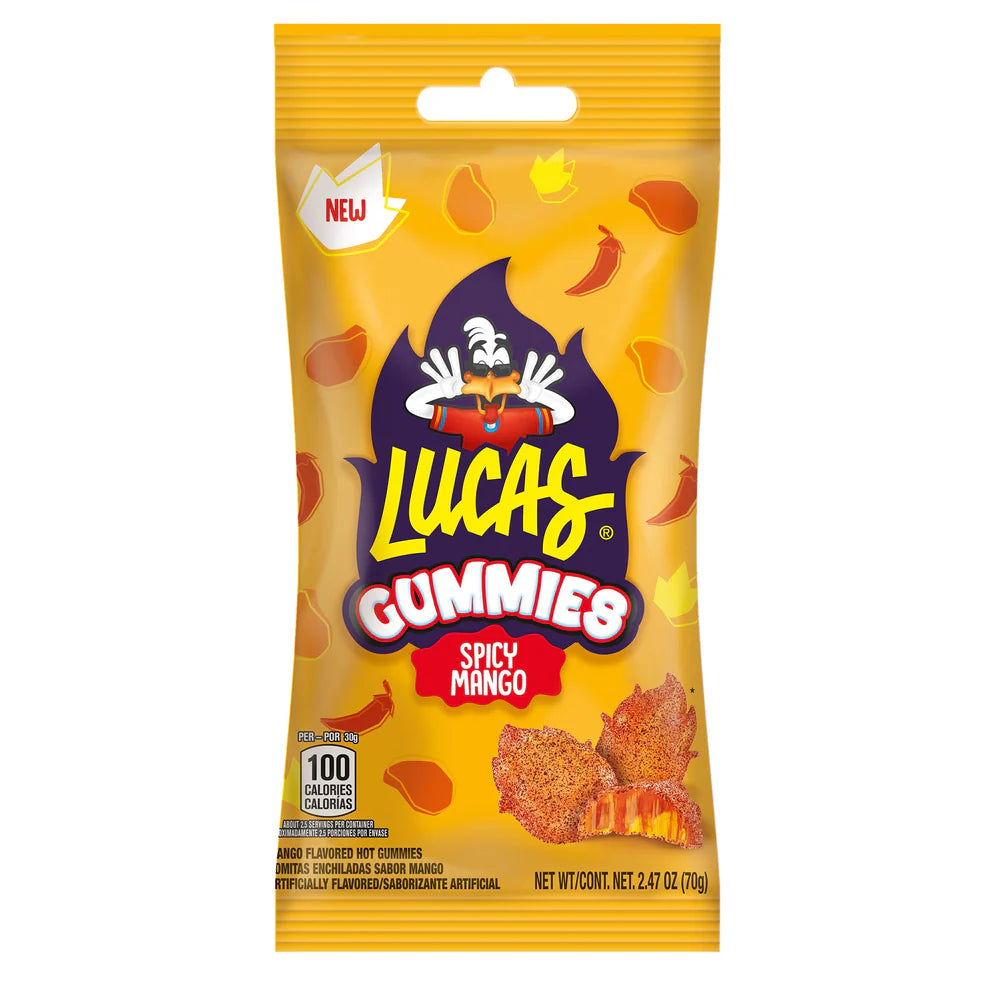 12x Lucas Gummies Spicy Mango