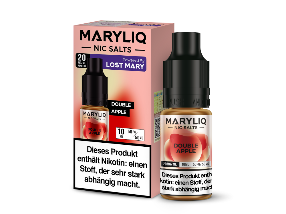 10x MARYLIQ - Double Apple - Nikotinsalz Liquid 20 mg/ml