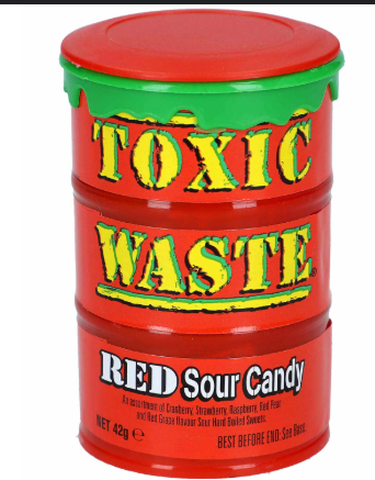 Toxic Waste Red and Blue TikTok Shop