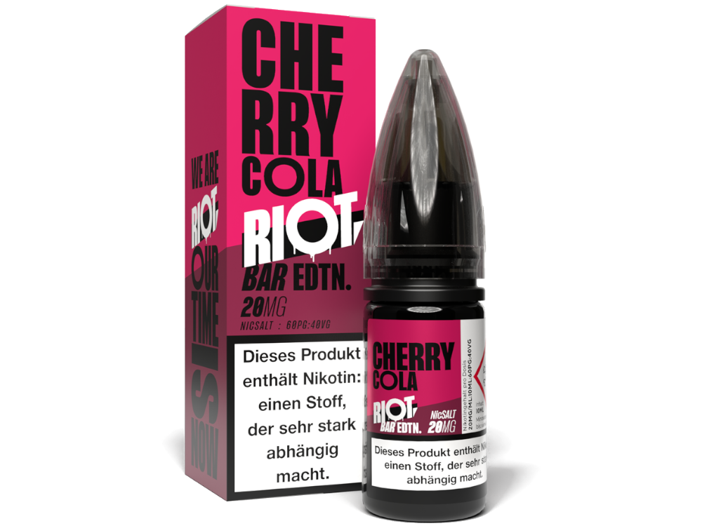 50x Riot Squad - BAR EDTN. - Cherry Cola - Nikotinsalz Liquid 20 mg/ml