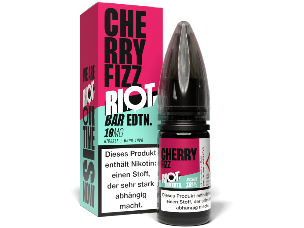 50x Riot Squad - BAR EDTN. - Cherry Fizz - Nikotinsalz Liquid 10 mg/ml