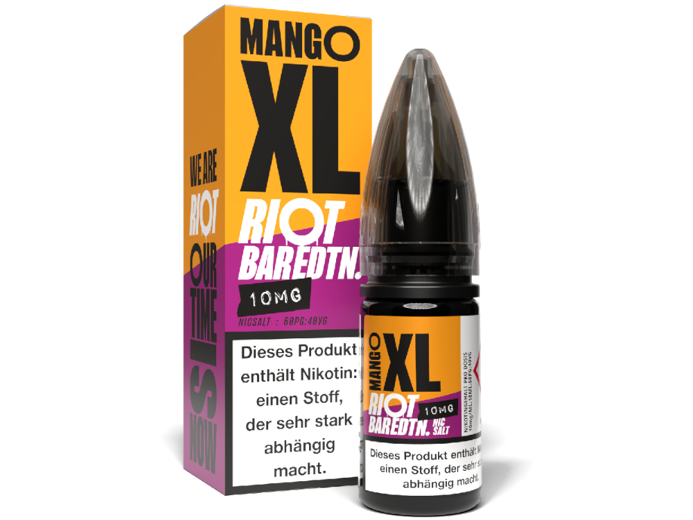 50x Riot Squad - BAR EDTN. - Mango XL - Nikotinsalz Liquid 10 mg/ml