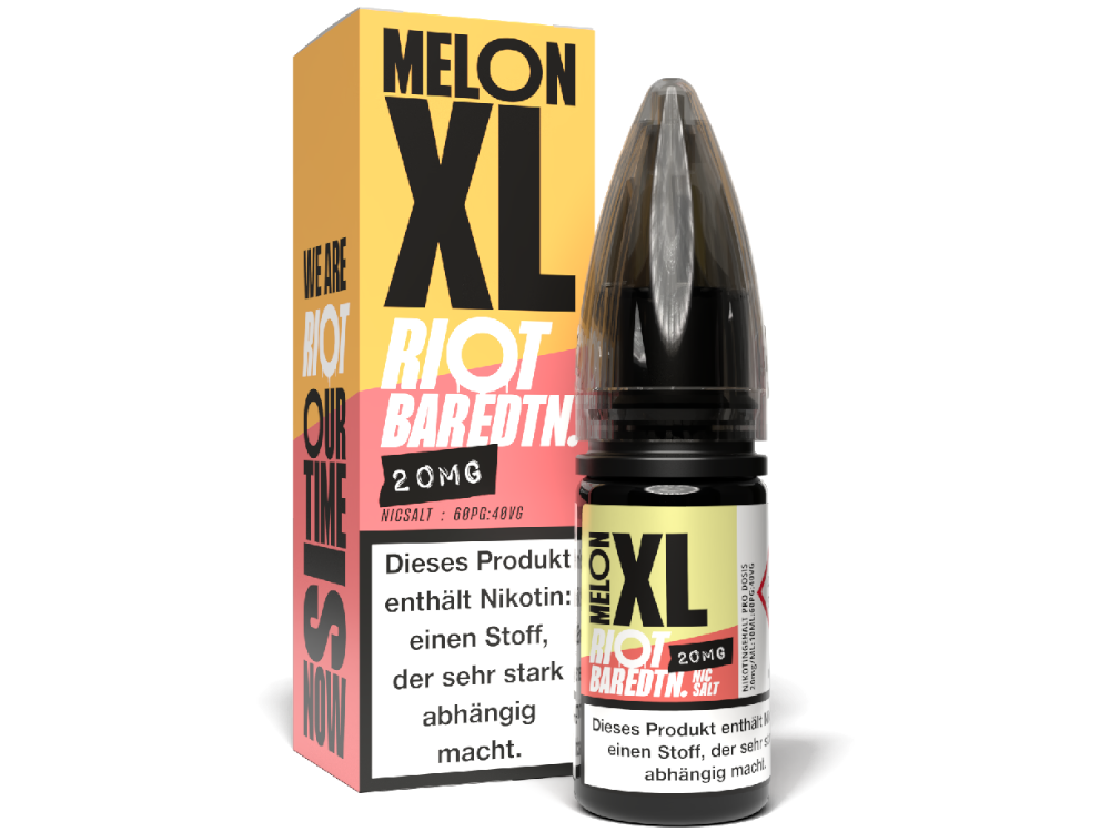 50x Riot Squad - BAR EDTN. - Melon XL - Nikotinsalz Liquid 20 mg/ml