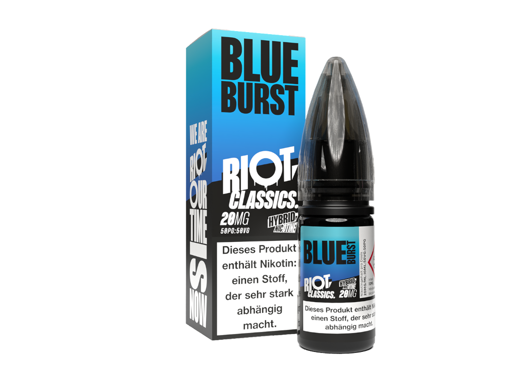 50x Riot Squad - Classics - Blue Burst - Hybrid Nikotinsalz Liquid 20 mg/ml