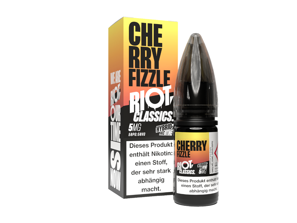50x Riot Squad - Classics - Cherry Fizzle - Hybrid Nikotinsalz Liquid 5 mg/ml