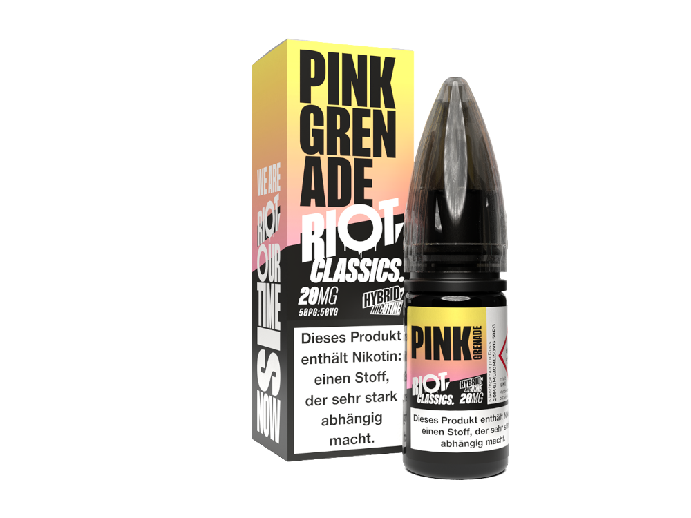 50x Riot Squad - Classics - Pink Grenade - Hybrid Nikotinsalz Liquid 20 mg/ml