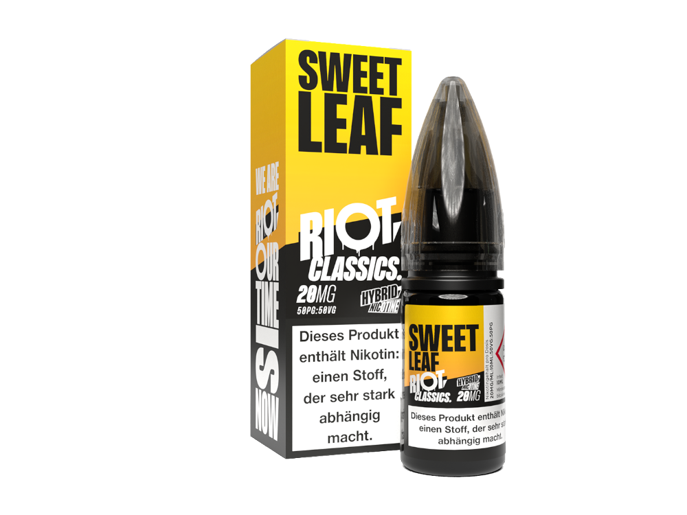 50x Riot Squad - Classics - Sweet Leaf - Hybrid Nikotinsalz Liquid 20 mg/ml