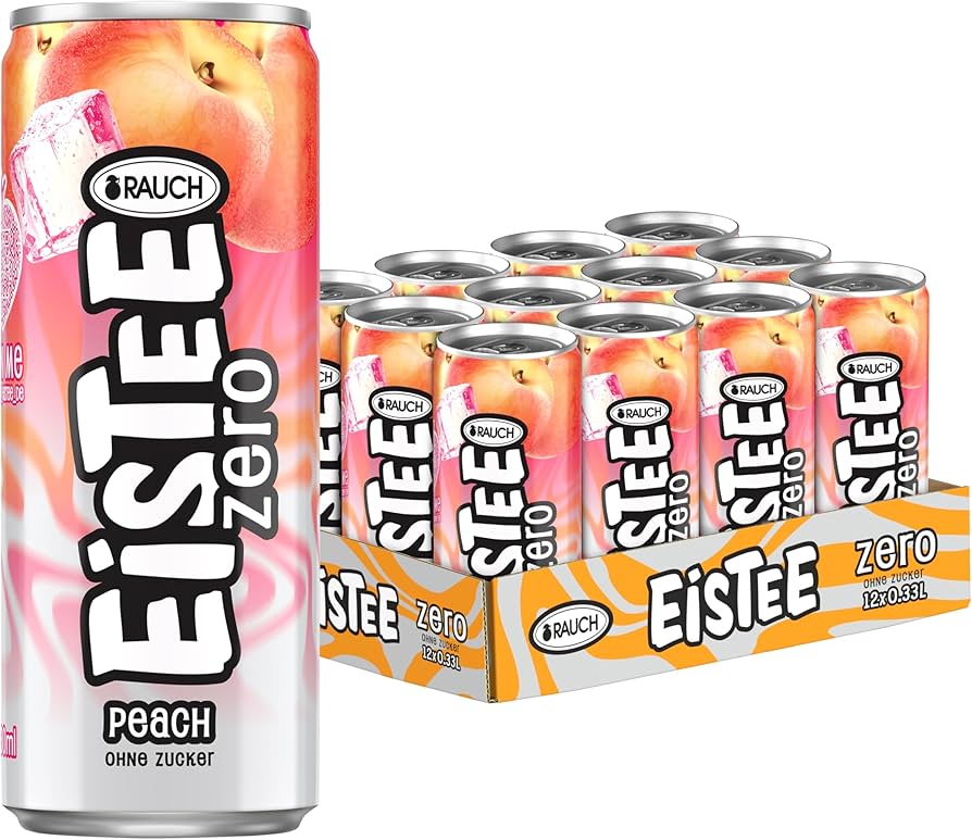 12 x Eistee Pfirsich Zero 330ml
