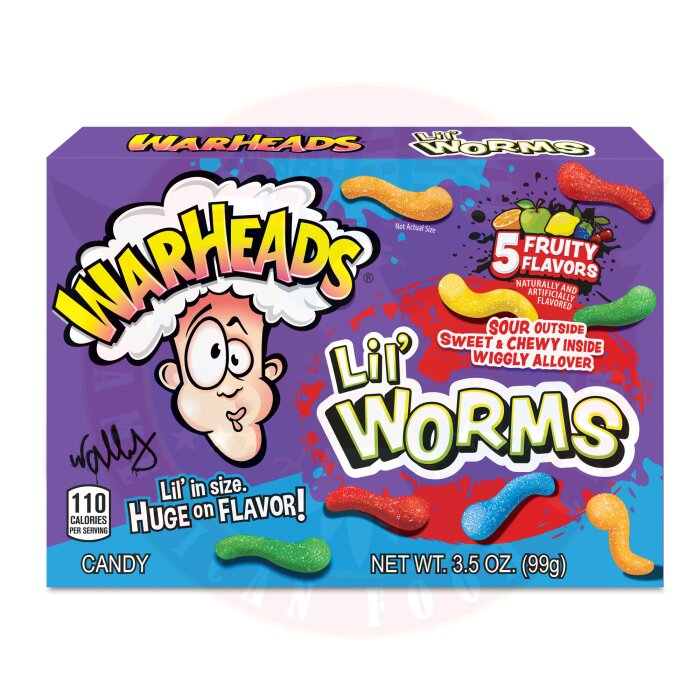 Warheads Lil Worms Theater 99g