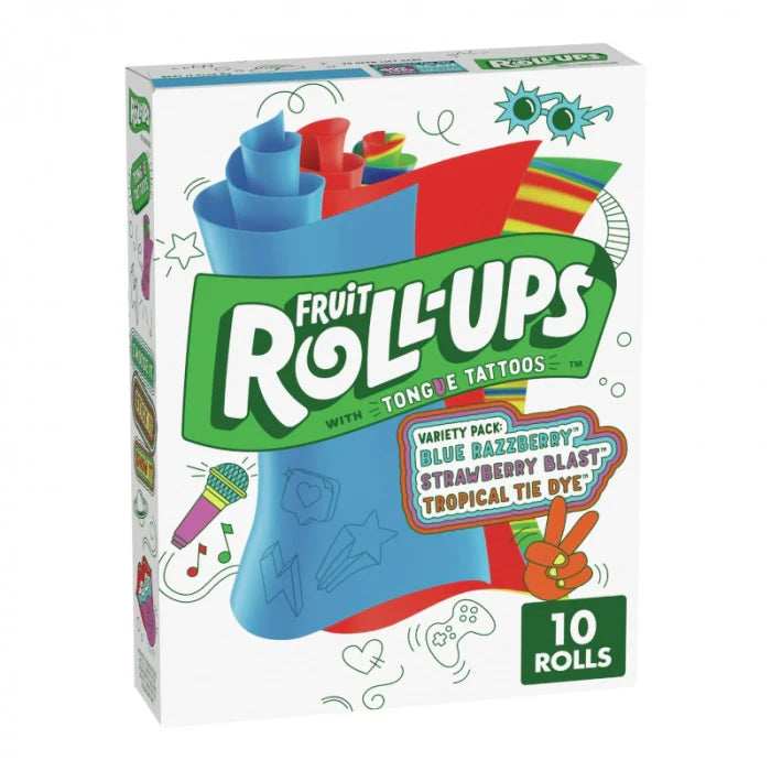 10x Fruit Roll-Ups Variety Packs