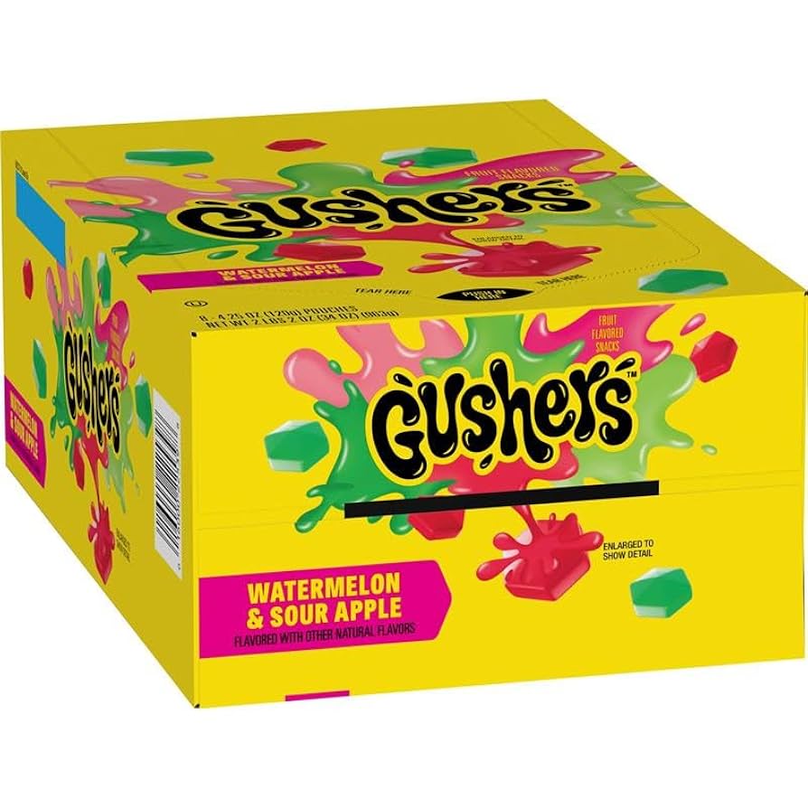 10x Gushers Watermelon & Sour Apple