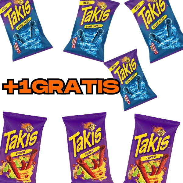 1x Blue Heat GRATIS Takis Best Viral Bundle 3x Fuego+3xBlue Heat TikTokShop