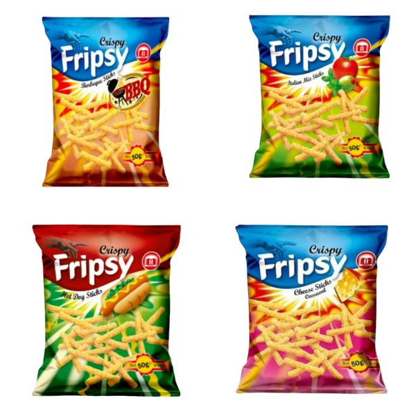 Fripsys: Hot Dog, BBQ, Italian, Cheese 4er