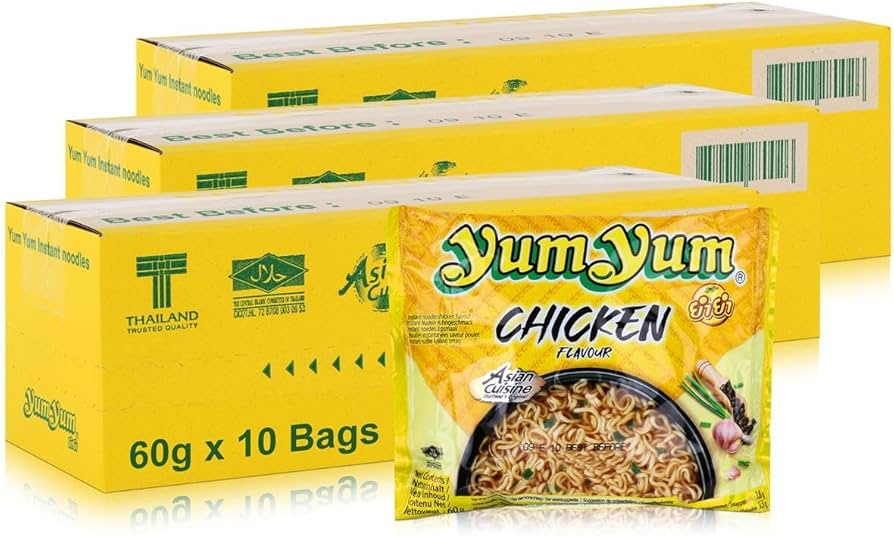144 x Stück Yum Yum Chicken 60g Familien Packung