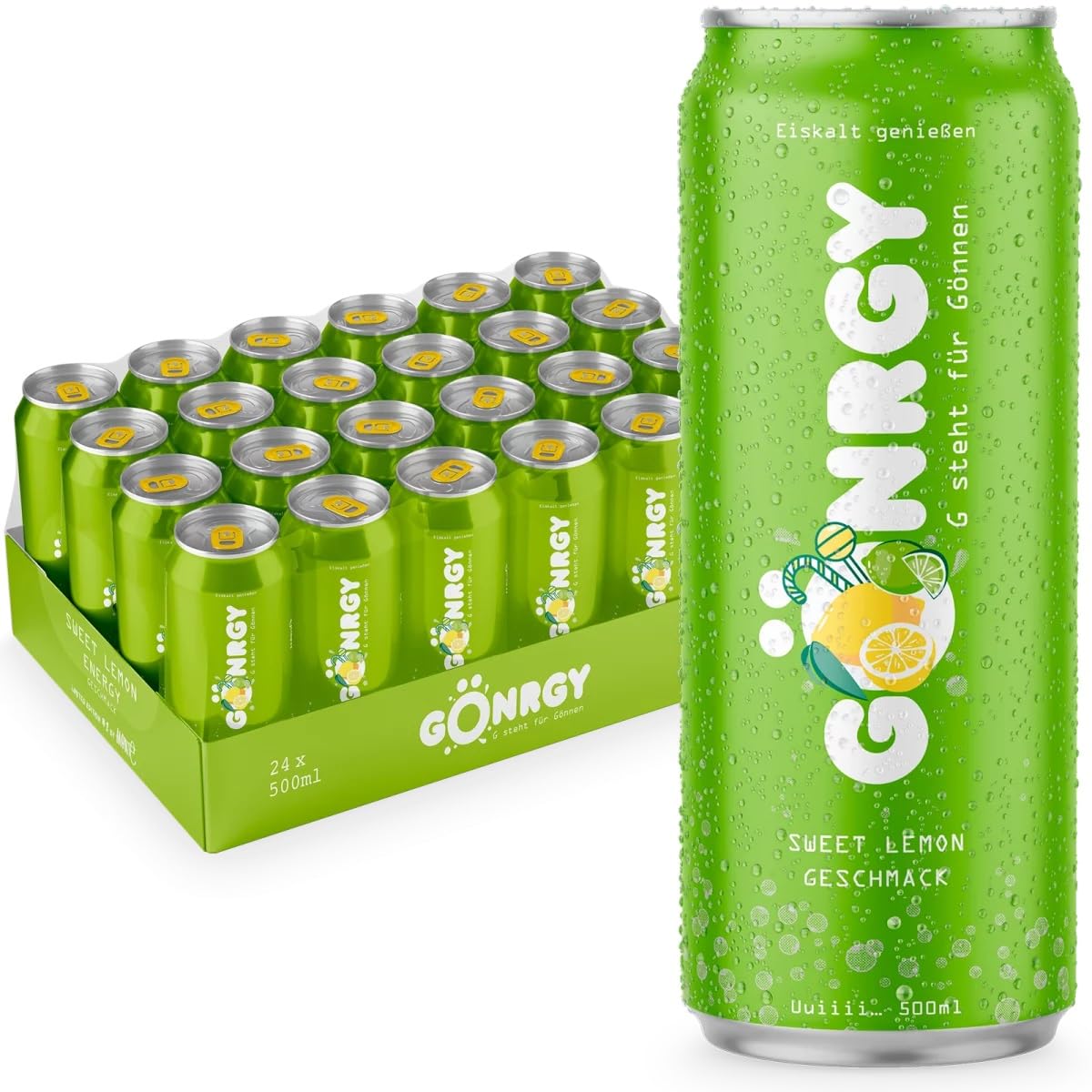 24 x Gönrgy Energy Sweet Lemon 500ml