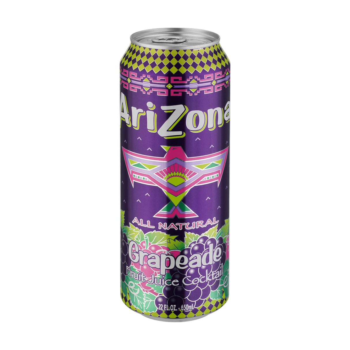 24x AriZona Grapeade Fruit Juice Weintraube 650ml