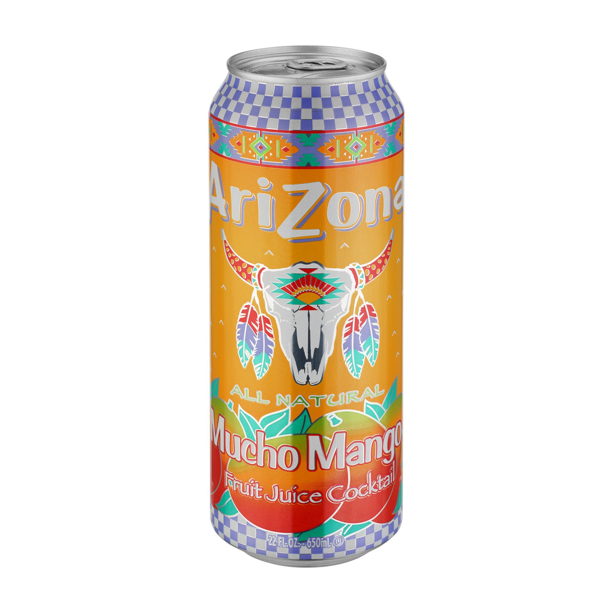 24x AriZona Mucho Mango Fruit Juice 650ml