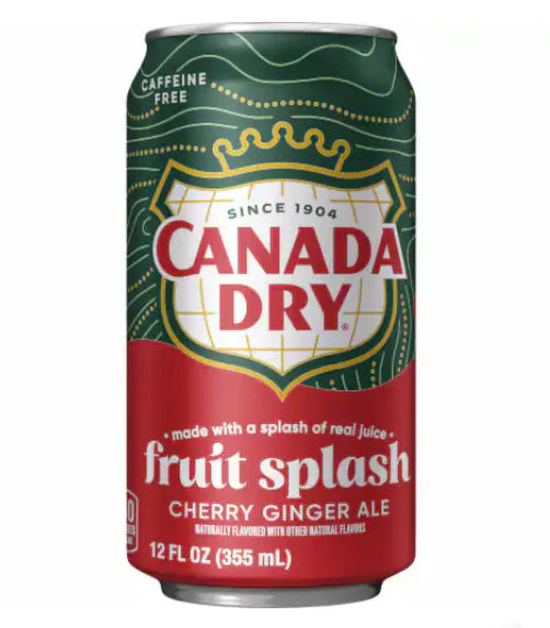 12x Canada Dry Fruit Splash Cherry