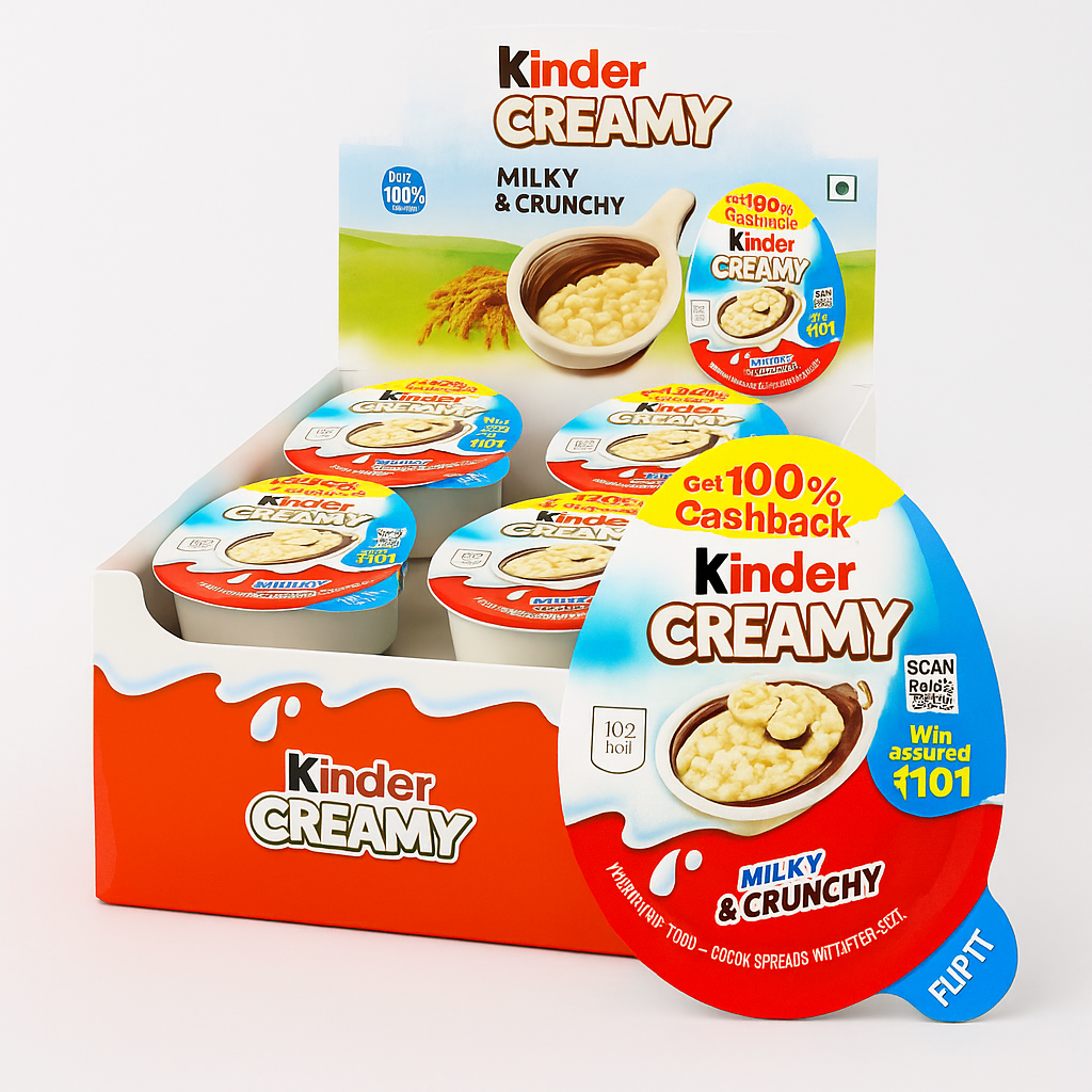 24x Kinder Creamy Box MHD 31.01.2026
